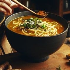 Ginger-and-Turmeric Noodle Soup