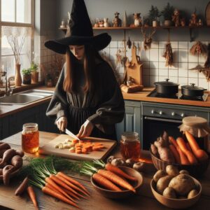 Making Herbed Root Vegetable Medley