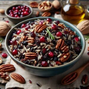 Cranberry Pecan Wild Rice