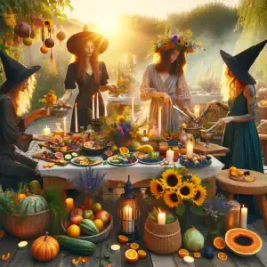 Making Litha Feast