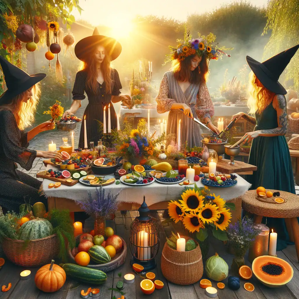 Making Litha Feast