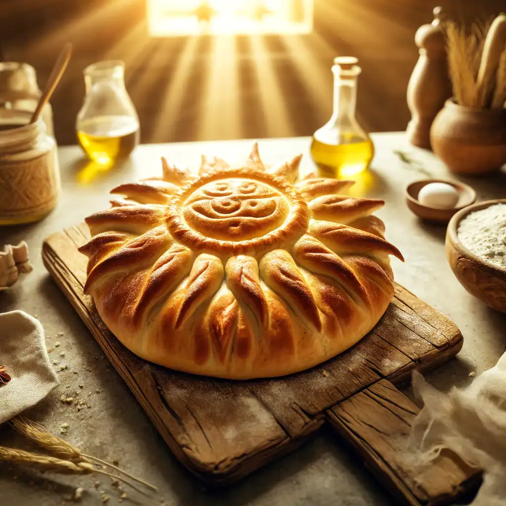 Sun Shaped Bread