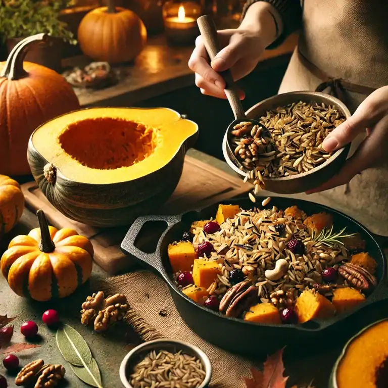 Recipe: Mabon Harvest Stuffed Acorn Squash