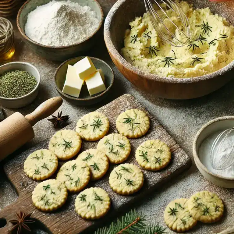 making pine cookies