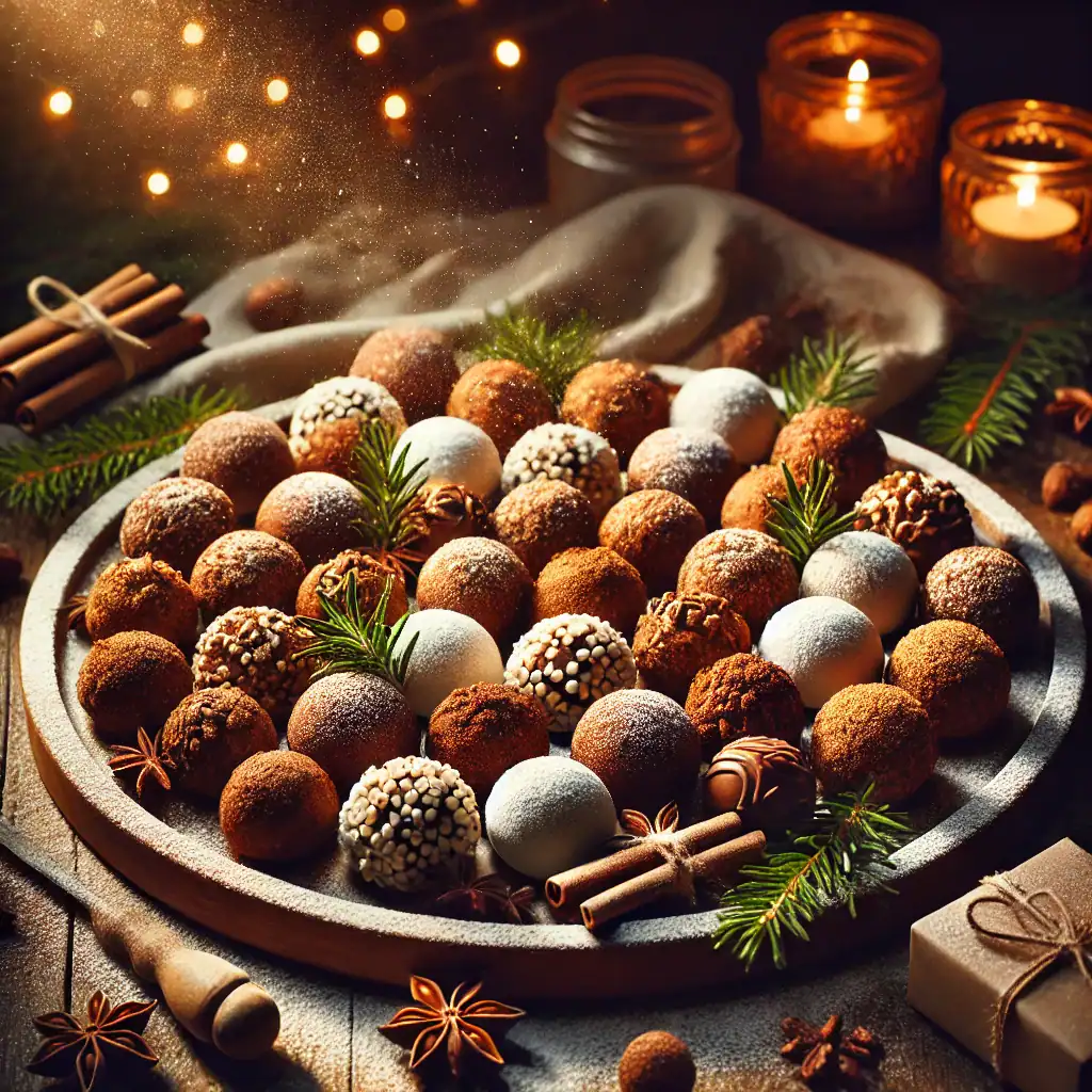 Spiced Gingerbread Truffles