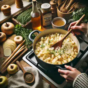 Creamy Parsnip and Apple Soup
