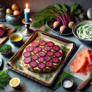 Disguised Cake with Salmon and D