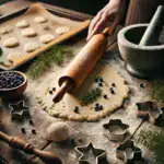 Juniper Berry Shortbread Cookies