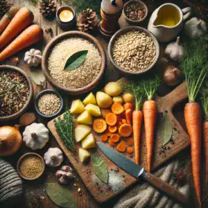 Root Vegetable and Barley Sou
