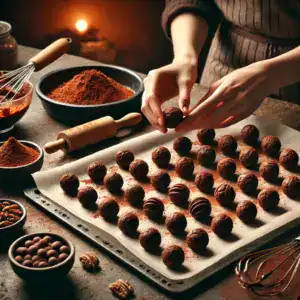 Spiced Gingerbread Truffles