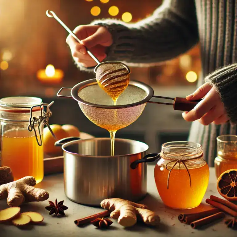 Spiced Honey and Ginger Liqueur
