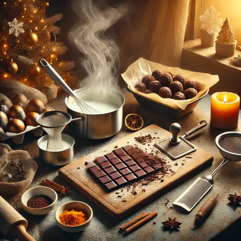 Spiced Winter Chocolate Truffles