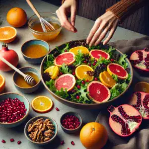 Winter Citrus and Pomegranate Salad