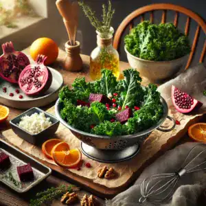 Winter Kale and Roasted Beet Salad