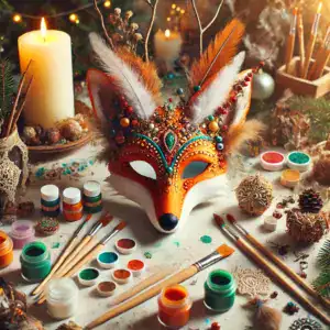 Yuletide Animal Masks
