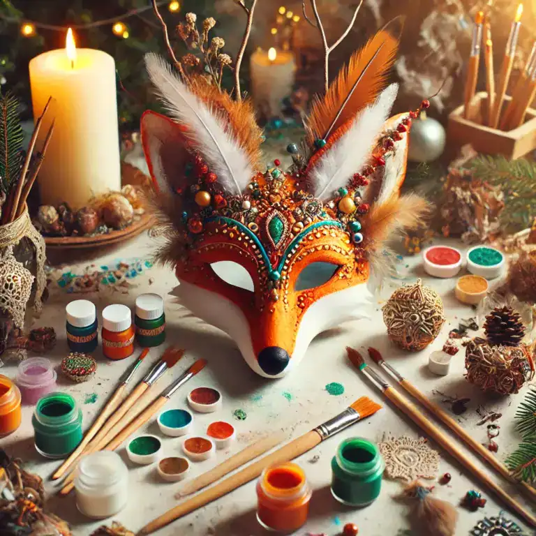 Yuletide Animal Masks