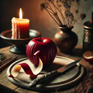 Apple Peel Divination