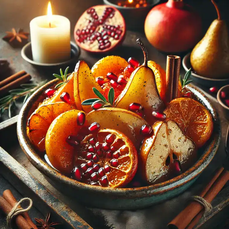 Honey-Glazed Winter Fruit Medley