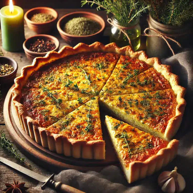 Savory Cheese and Herb Tart