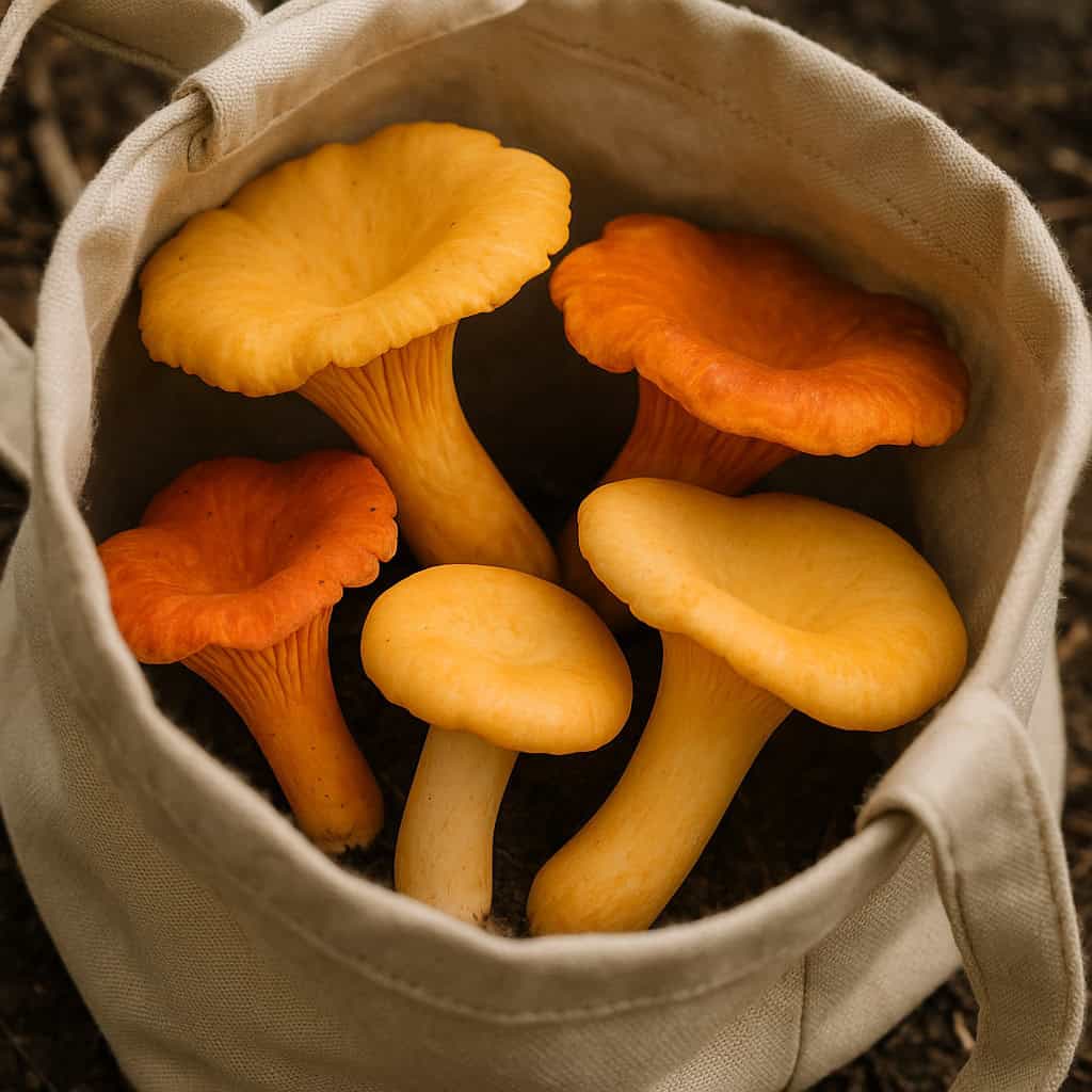 Foraging: Chanterelles (Cantharellus spp.)