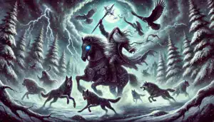 Odin - The All-Father at Yule: A Mystical Presence in the Winter's Heart Odin-Yuletide