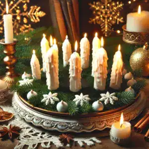 Yuletide Edible Candles
