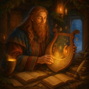 Bragi: Maestro of Poetry, Music, and Yuletide Inspiration Bragi yuletide