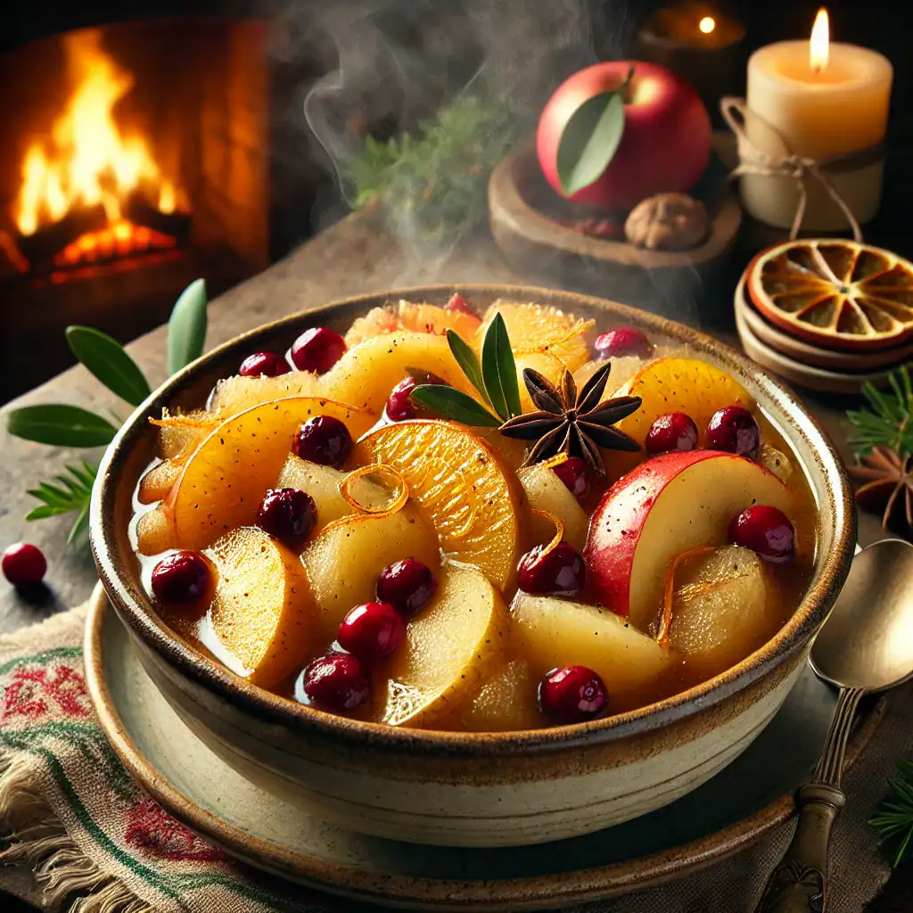 Spiced Winter Fruit Compote