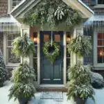 Mistletoe and Mint Swags