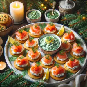 Smoked Salmon Blinis