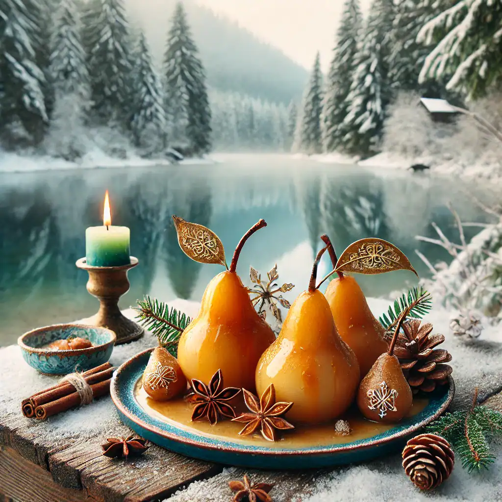Recipe: Winter-Spiced Poached Pears