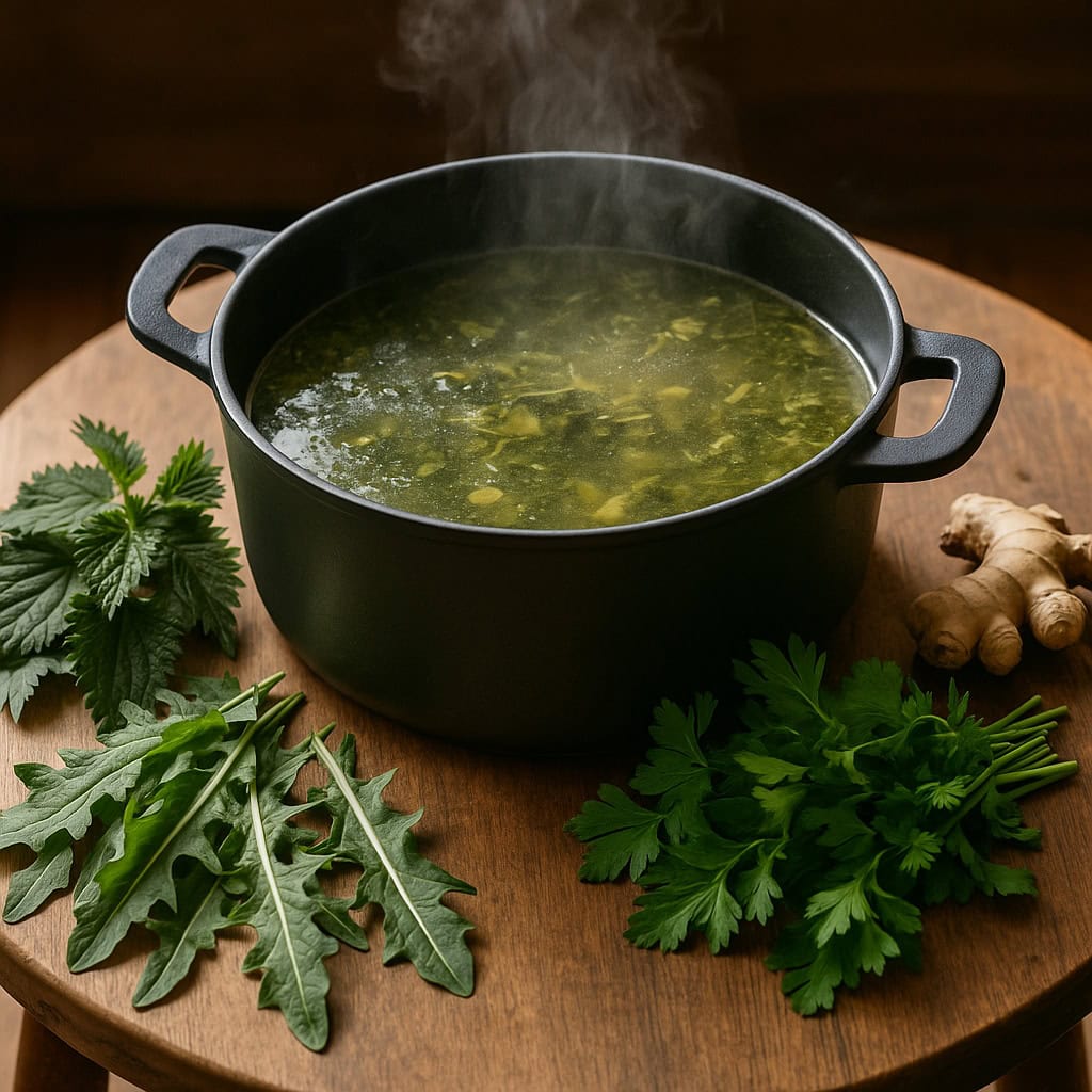 Spring Herbal Broth