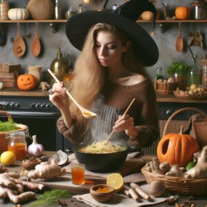 Restorative Ginger-and-Turmeric Noodle Soup